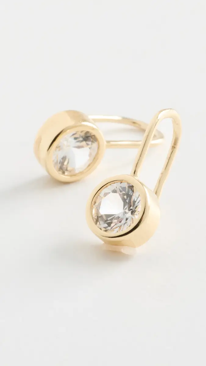 Madewell Large Twisted Crystal Drop | Thumbnail 4 Madewell Large Twisted Crystal Drop | Thumbnail 4
