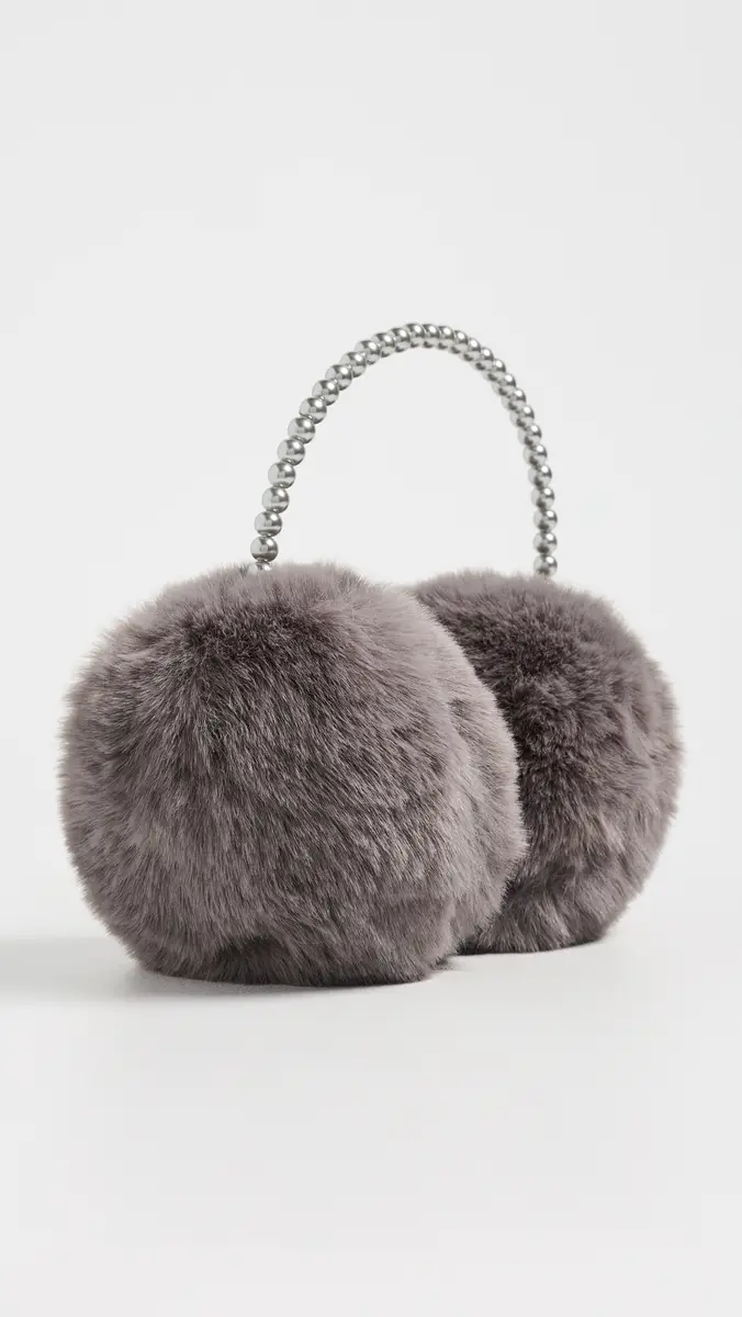 Lele Sadoughi Faux Fur Pearl Earmuffs | Thumbnail 3 Lele Sadoughi Faux Fur Pearl Earmuffs | Thumbnail 3
