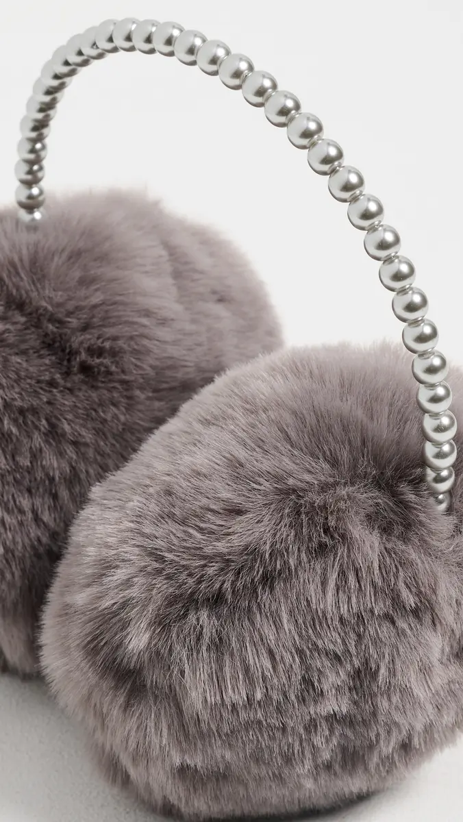 Lele Sadoughi Faux Fur Pearl Earmuffs | Thumbnail 4 Lele Sadoughi Faux Fur Pearl Earmuffs | Thumbnail 4