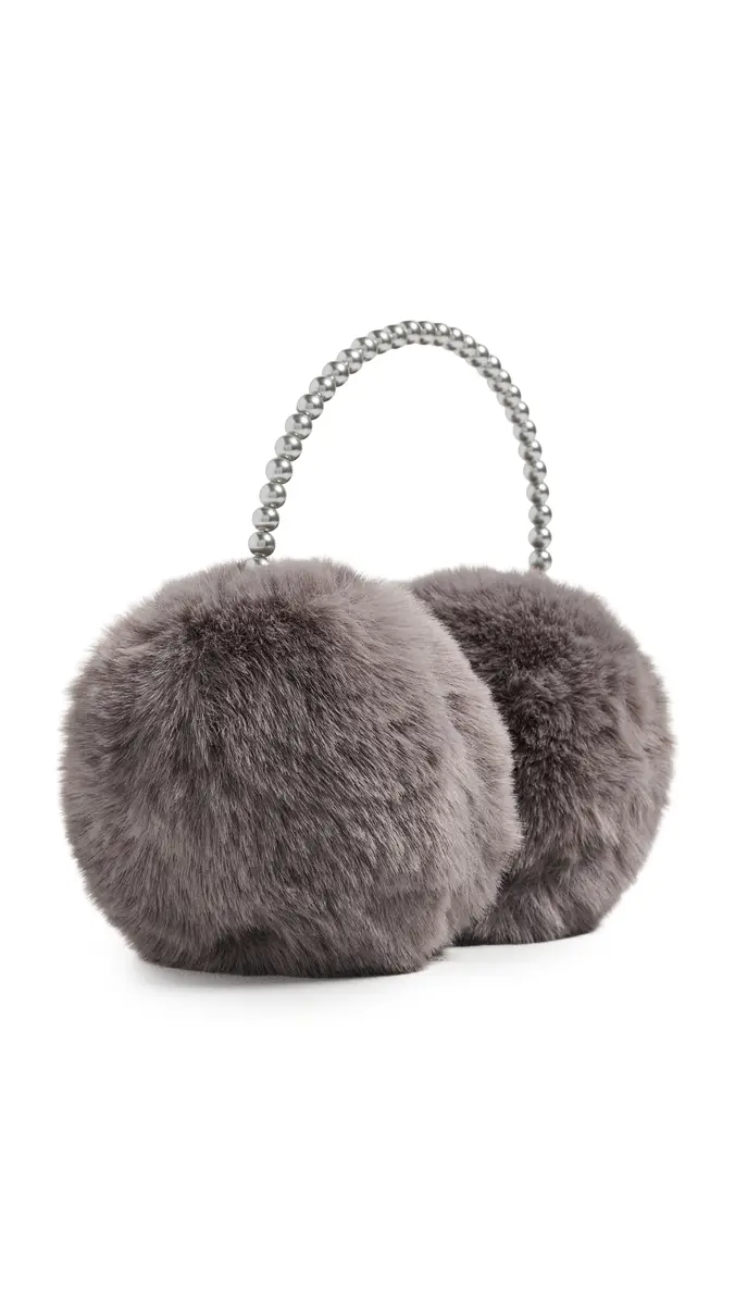 Lele Sadoughi Faux Fur Pearl Earmuffs | Thumbnail 5 Lele Sadoughi Faux Fur Pearl Earmuffs | Thumbnail 5