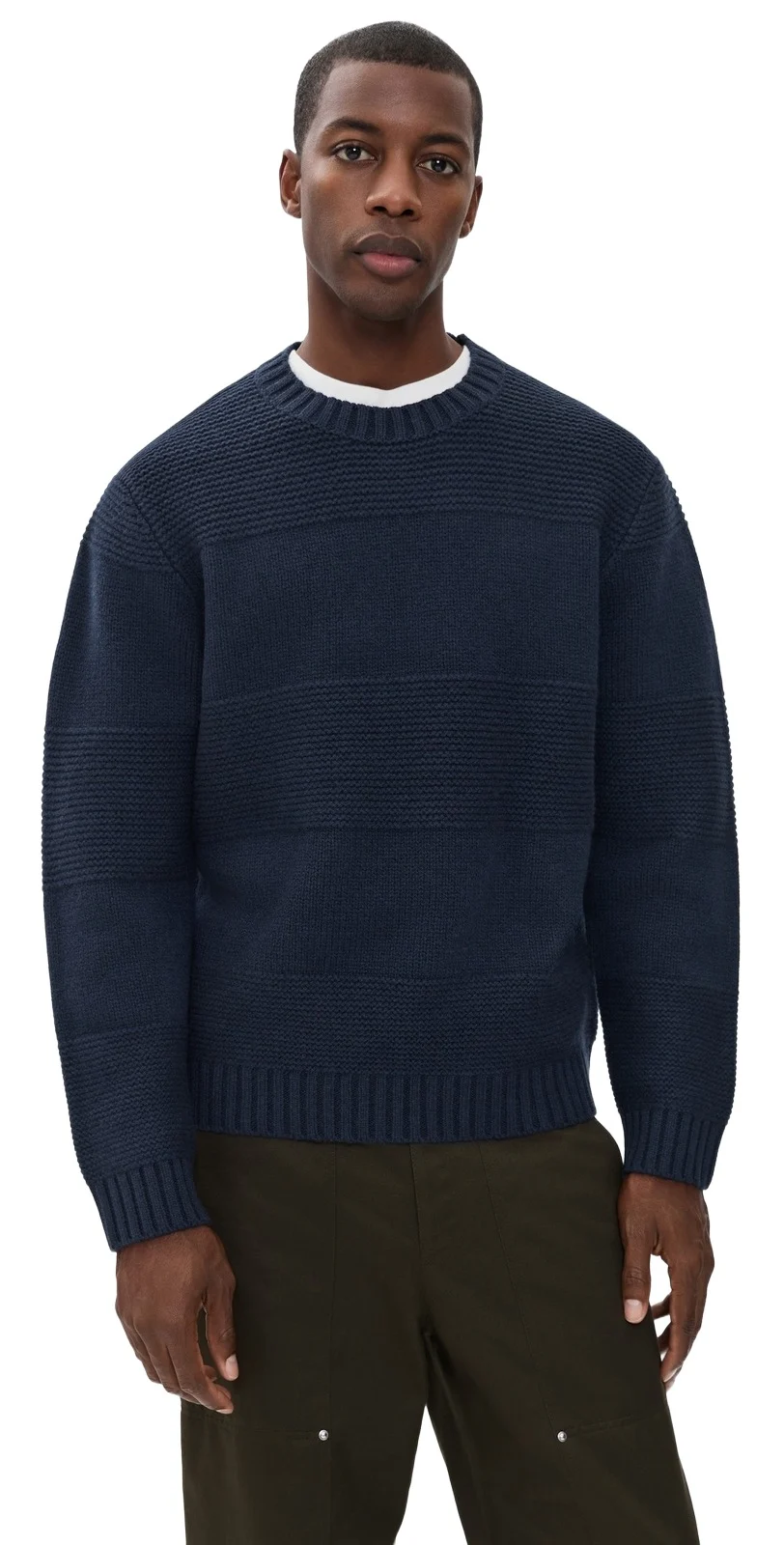 Vince Garter Rugby Stripe Wool Sweater