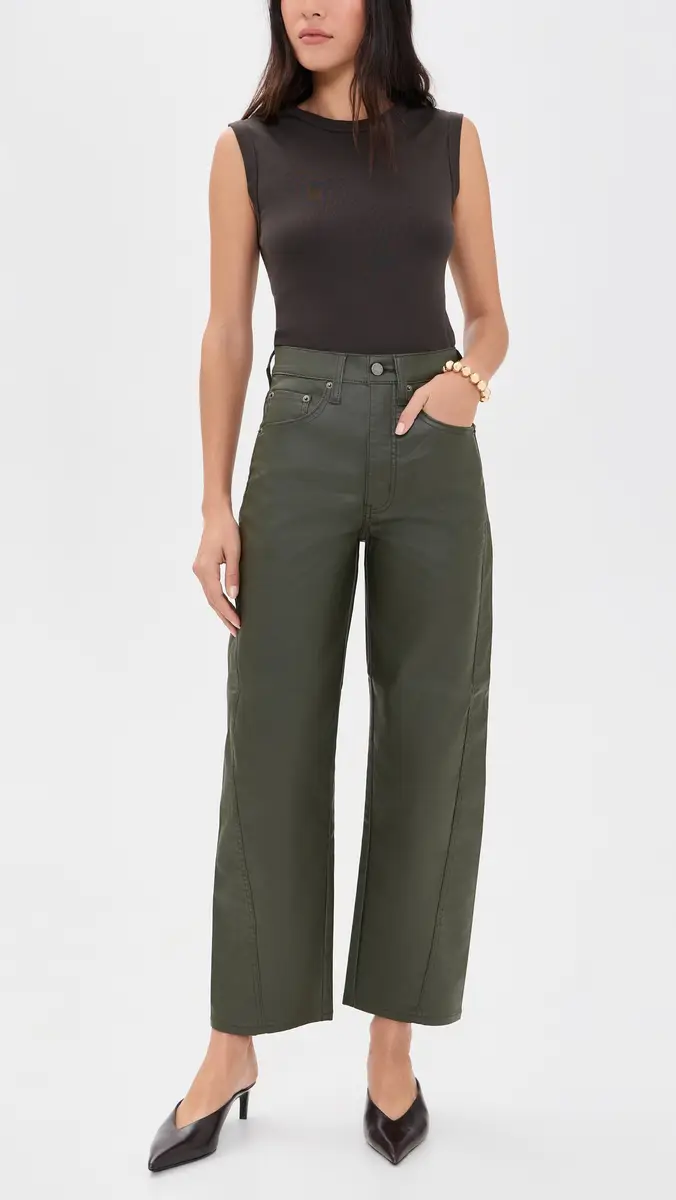 DAZE Westward High Rise Seamed Barrel Jeans | Thumbnail 5 DAZE Westward High Rise Seamed Barrel Jeans | Thumbnail 5