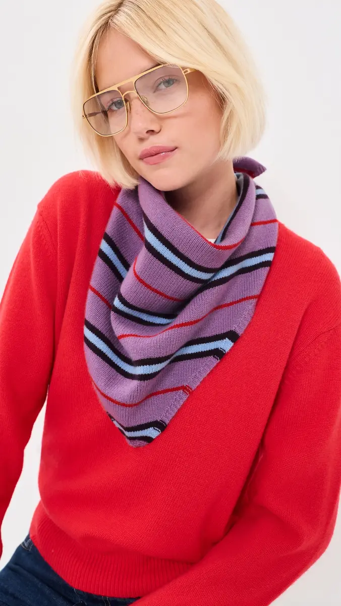 Madewell Jaine Knitted Bandana Scarf | Thumbnail 3 Madewell Jaine Knitted Bandana Scarf | Thumbnail 3