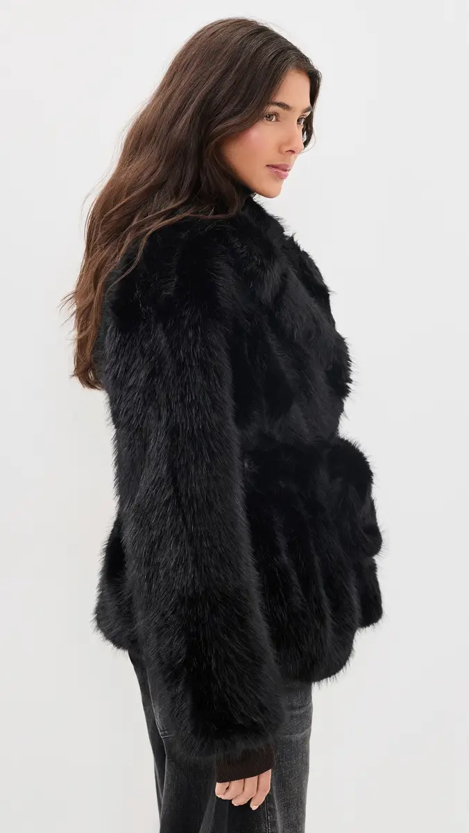 Stand Studio Silena Faux Fur Jacket | Thumbnail 4 Stand Studio Silena Faux Fur Jacket | Thumbnail 4