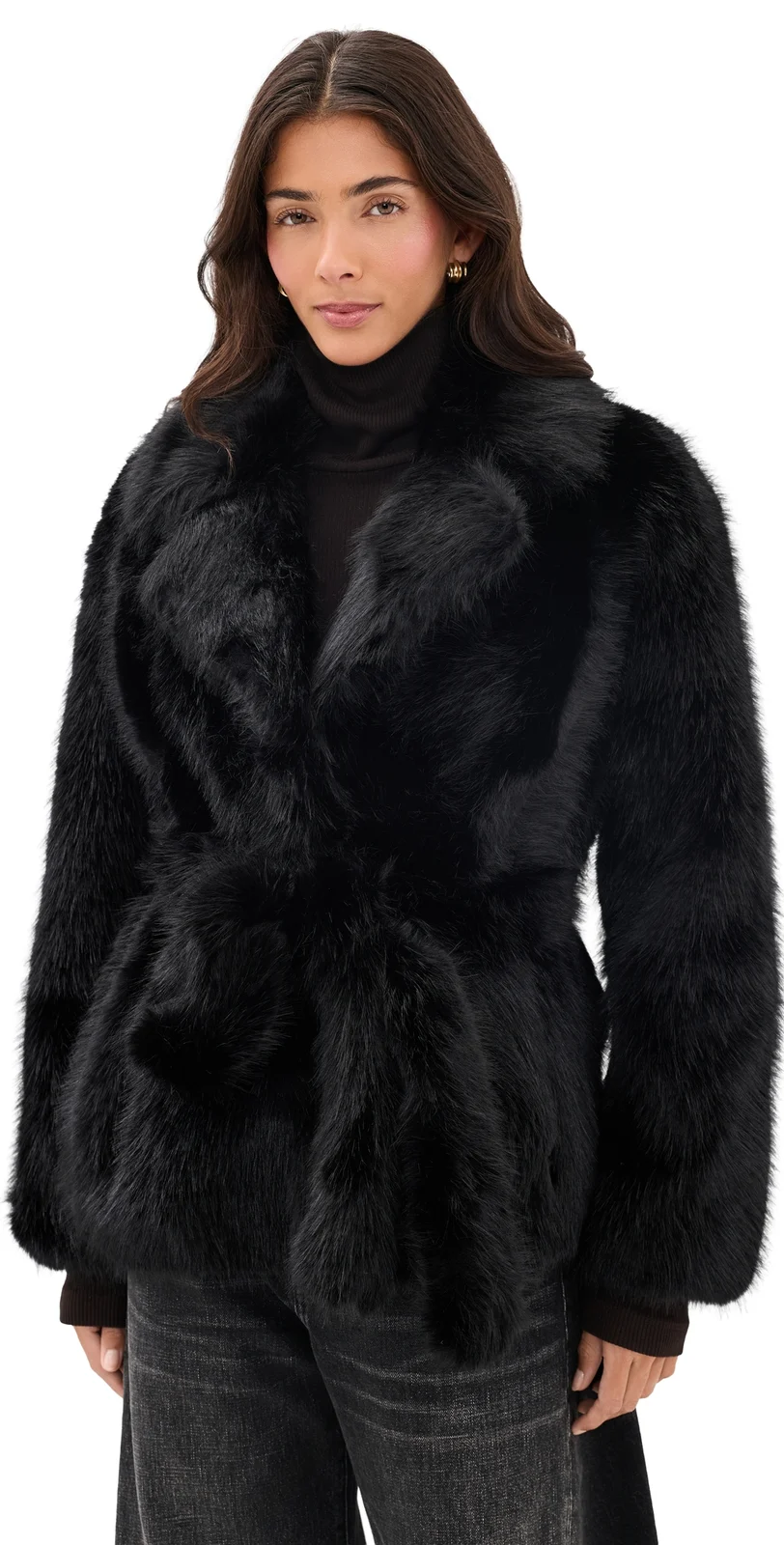 Stand Studio Silena Faux Fur Jacket