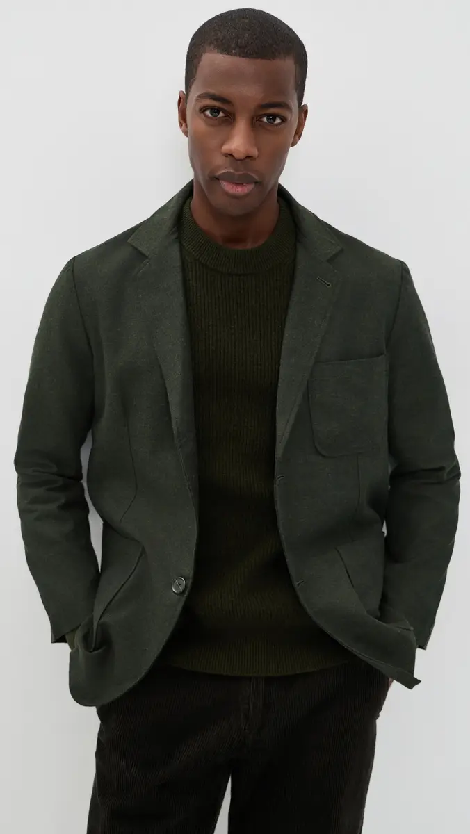 UNIVERSAL WORKS Recycled It Tweed 2 Button Blazer | Thumbnail 2 UNIVERSAL WORKS Recycled It Tweed 2 Button Blazer | Thumbnail 2