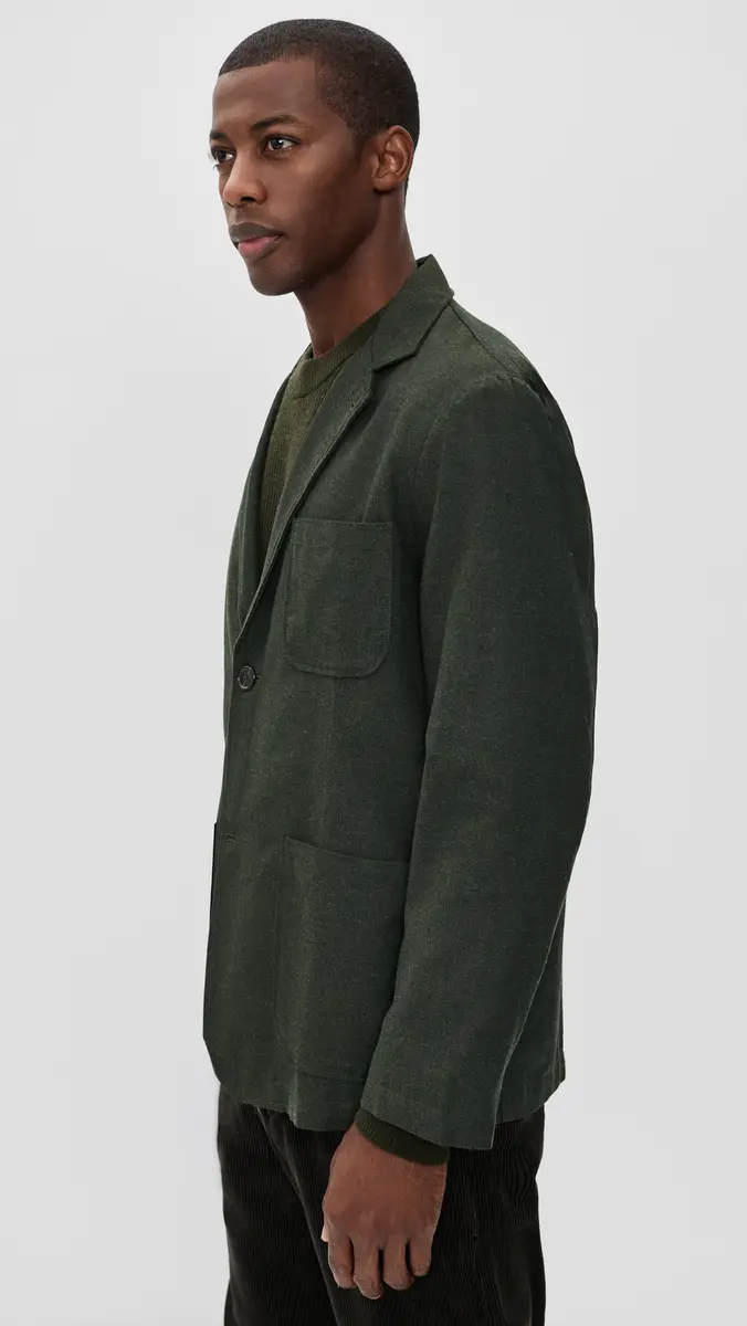 UNIVERSAL WORKS Recycled It Tweed 2 Button Blazer | Thumbnail 4 UNIVERSAL WORKS Recycled It Tweed 2 Button Blazer | Thumbnail 4