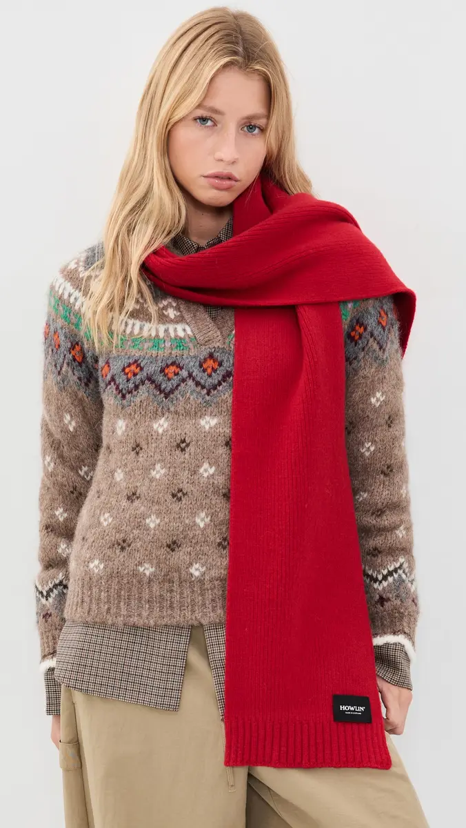 Howlin' Howlin' King Jammy Wool Scarf | Thumbnail 3 Howlin' Howlin' King Jammy Wool Scarf | Thumbnail 3