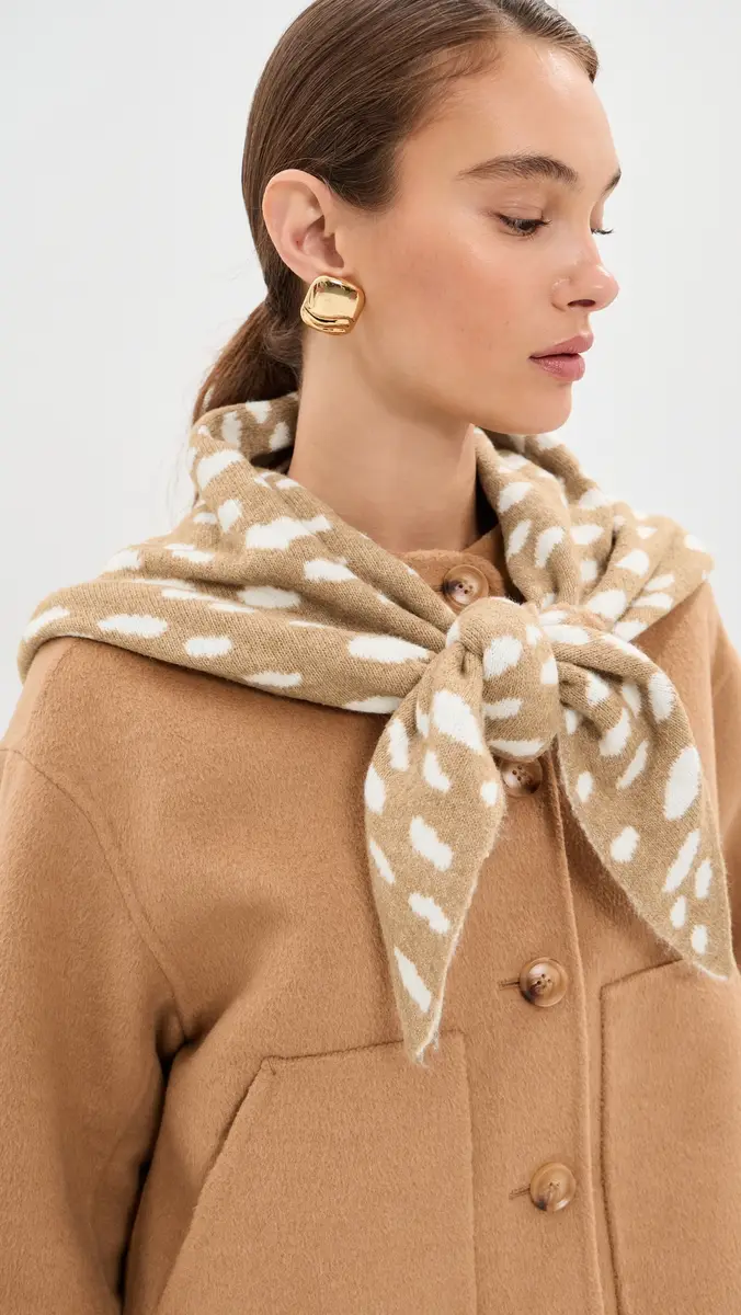 LE BOP Fawn Triangle Scarf | Thumbnail 3 LE BOP Fawn Triangle Scarf | Thumbnail 3