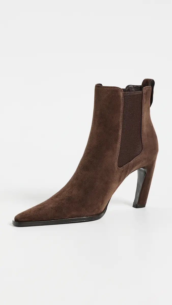 Tory Burch Romy Suede Chelsea Heel Boots 85mm | Thumbnail 2 Tory Burch Romy Suede Chelsea Heel Boots 85mm | Thumbnail 2