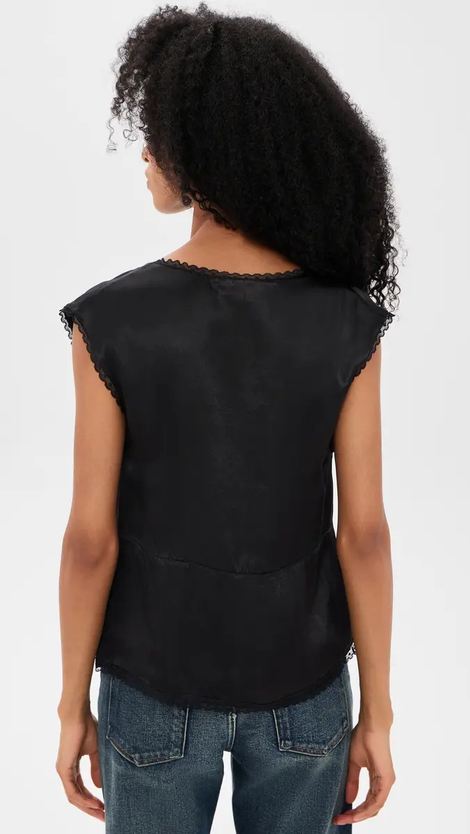 VRG GRL Flores Satin Top | Thumbnail 3 VRG GRL Flores Satin Top | Thumbnail 3