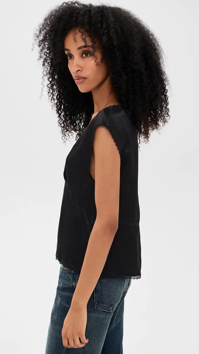 VRG GRL Flores Satin Top | Thumbnail 4 VRG GRL Flores Satin Top | Thumbnail 4