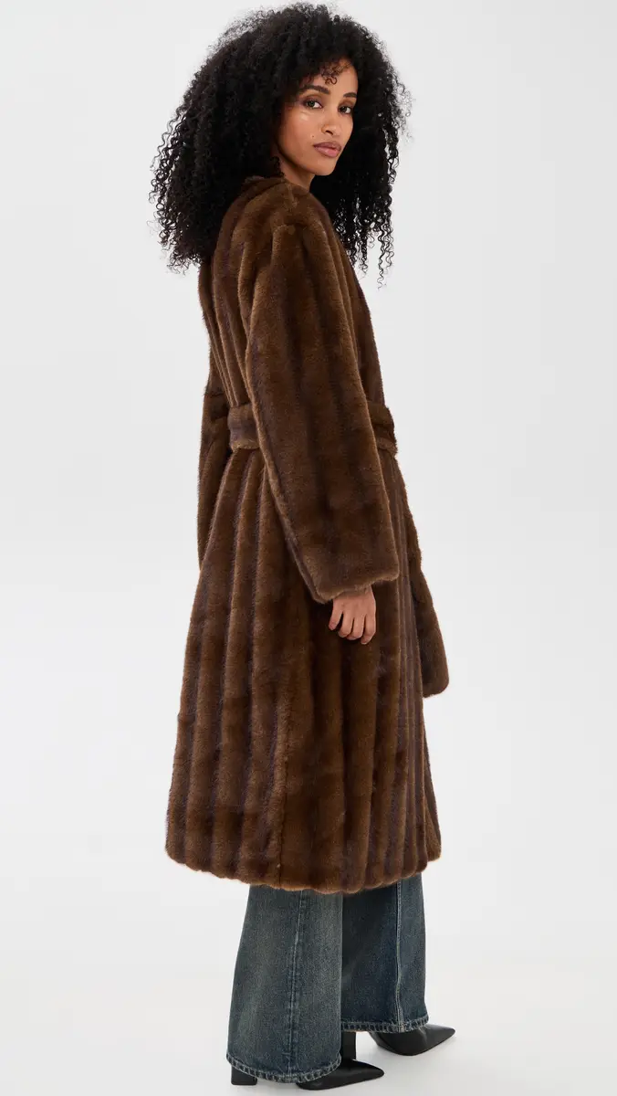 Stand Studio Miranda Faux Fur Coat | Thumbnail 4 Stand Studio Miranda Faux Fur Coat | Thumbnail 4