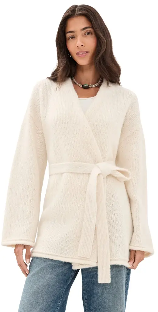 Faherty Apres Alpaca Wrap Cardigan