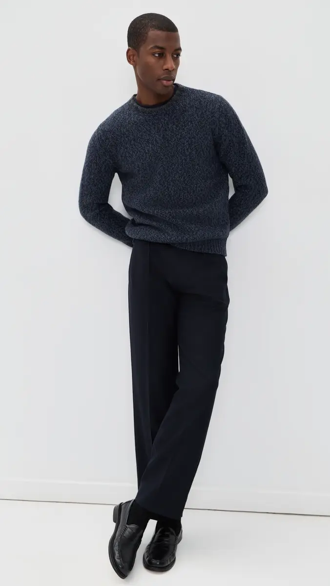FEDELI Baby Alpaca Crewneck Sweater | Thumbnail 5 FEDELI Baby Alpaca Crewneck Sweater | Thumbnail 5