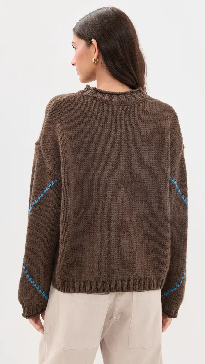Moon River Argyle Roll Neck Sweater Top | Thumbnail 3 Moon River Argyle Roll Neck Sweater Top | Thumbnail 3