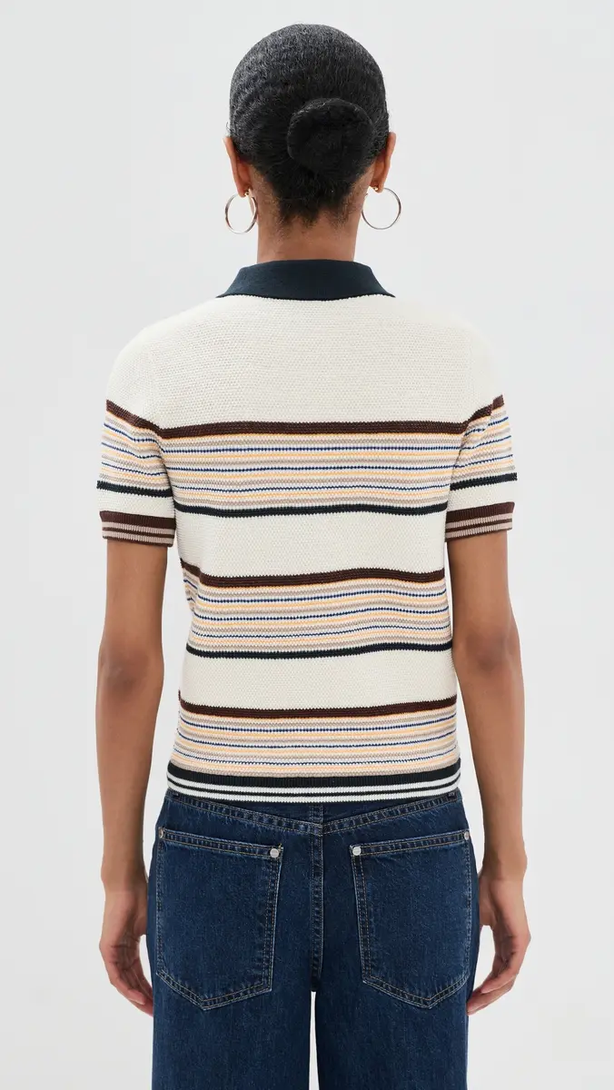 Casablanca Cafe Stripe Top | Thumbnail 3 Casablanca Cafe Stripe Top | Thumbnail 3
