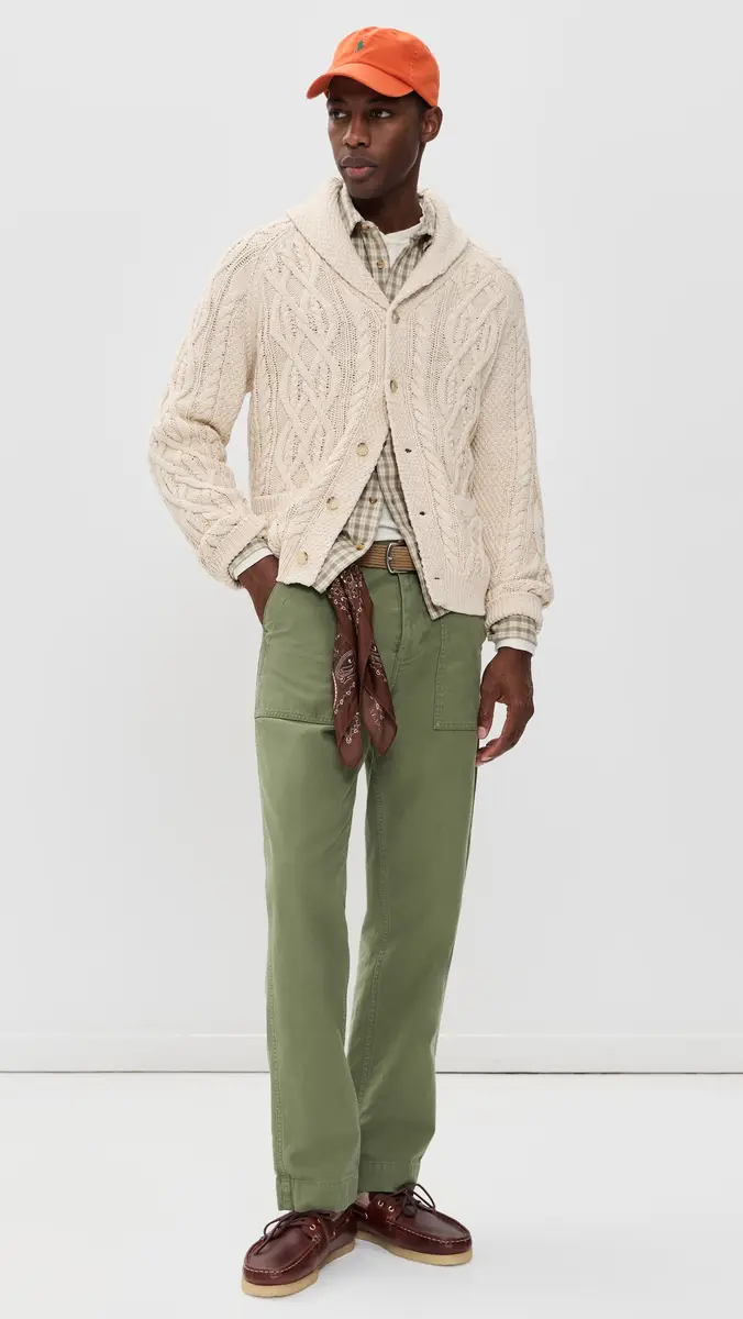 Polo Ralph Lauren Aran Cable Cotton Shawl Collar Cardigan | Thumbnail 6 Polo Ralph Lauren Aran Cable Cotton Shawl Collar Cardigan | Thumbnail 6