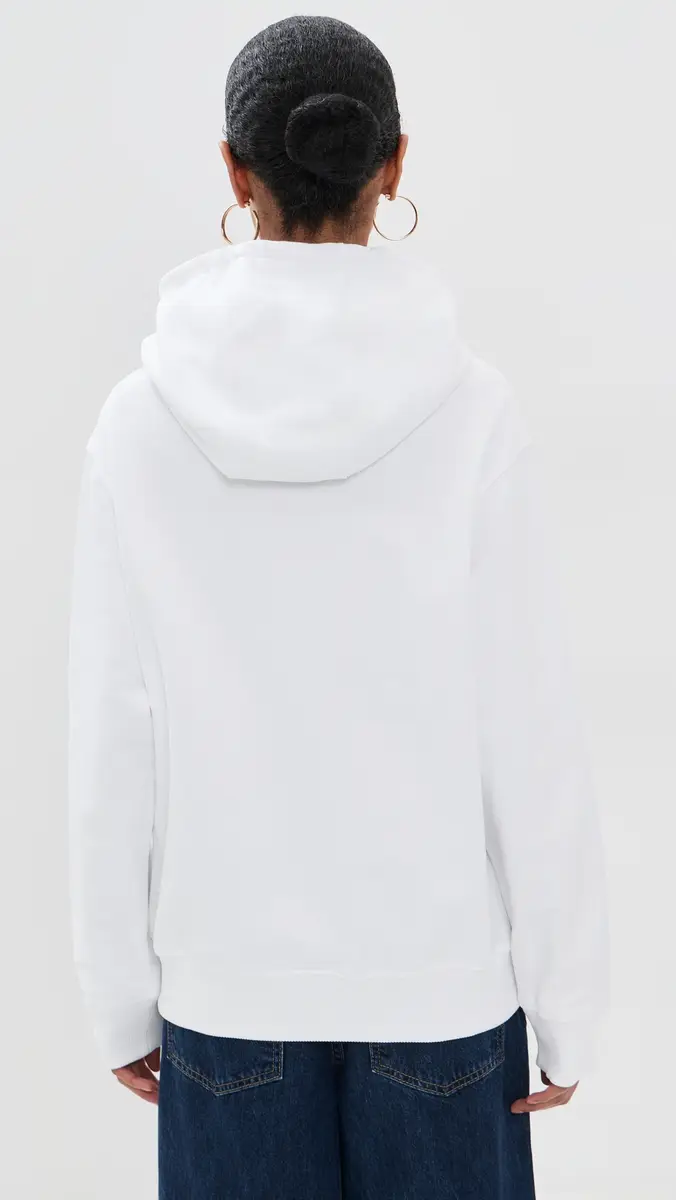 Casablanca White Stacked Logo Hoodie | Thumbnail 3 Casablanca White Stacked Logo Hoodie | Thumbnail 3