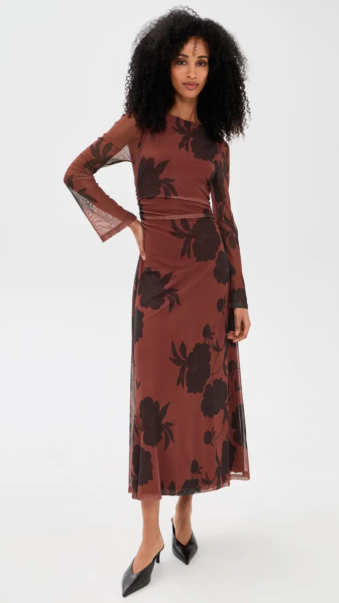 MINKPINK Imani Mesh Midi Dress | Thumbnail 2
