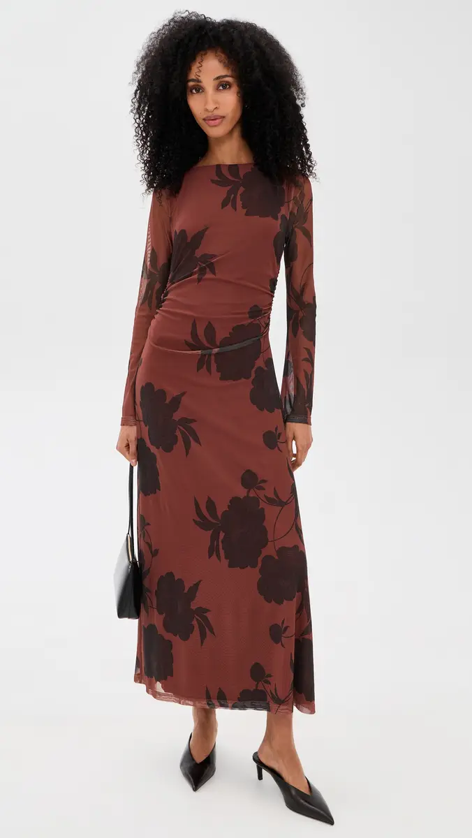 MINKPINK Imani Mesh Midi Dress | Thumbnail 5