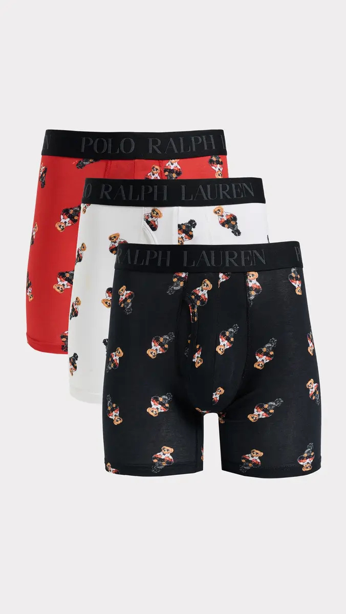 Polo Ralph Lauren Underwear 4D Flex Cotton Boxer Briefs 3-Pack | Thumbnail 2 Polo Ralph Lauren Underwear 4D Flex Cotton Boxer Briefs 3-Pack | Thumbnail 2