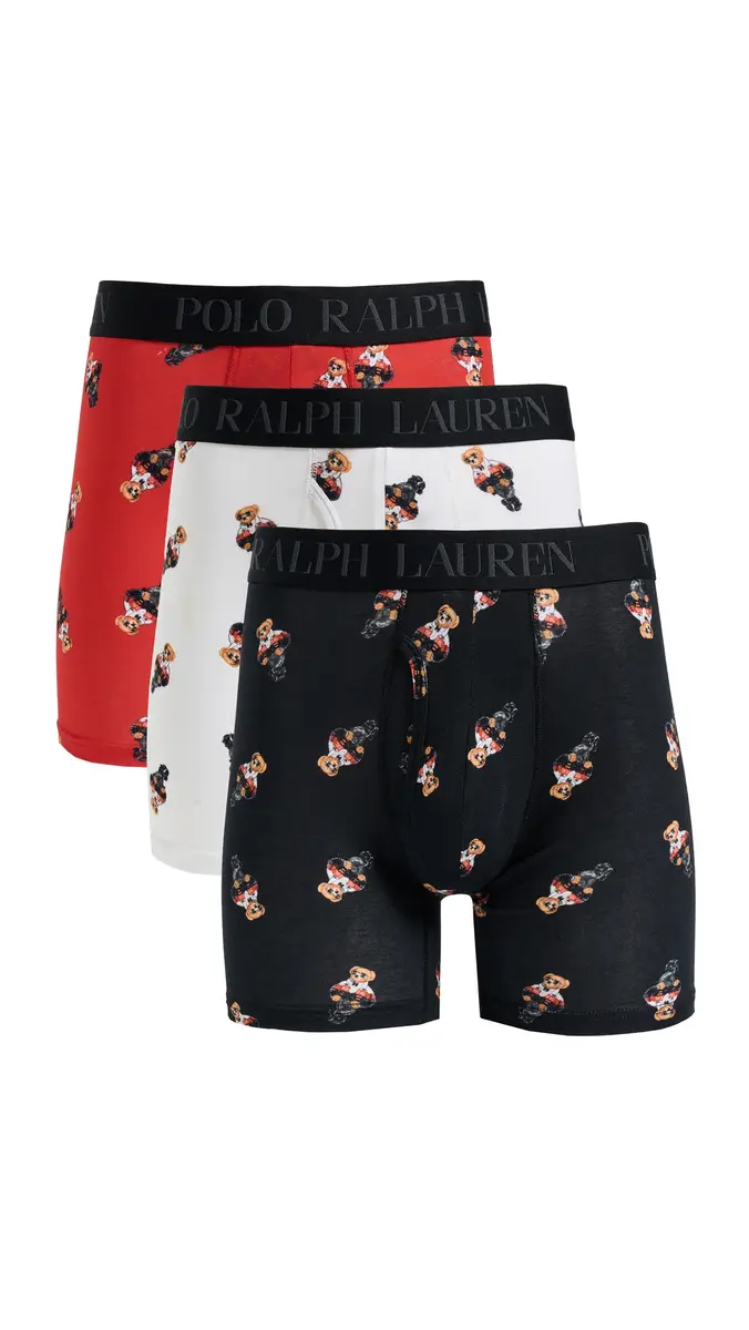 Polo Ralph Lauren Underwear 4D Flex Cotton Boxer Briefs 3-Pack | Thumbnail 6 Polo Ralph Lauren Underwear 4D Flex Cotton Boxer Briefs 3-Pack | Thumbnail 6