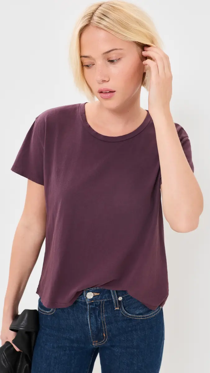 perfectwhitetee Short Sleeve Boxy Crew Tee | Thumbnail 2 perfectwhitetee Short Sleeve Boxy Crew Tee | Thumbnail 2