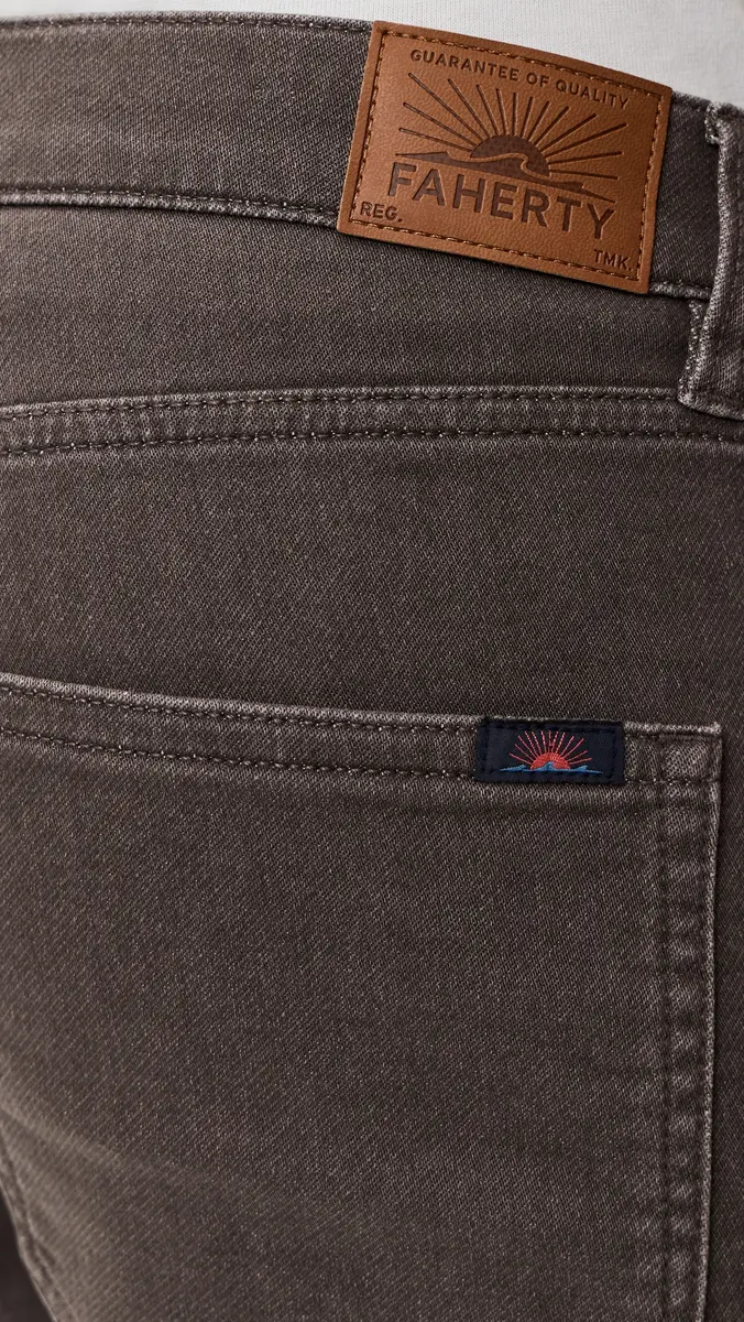 Faherty Stretch Terry 5-Pocket Pants | Thumbnail 6 Faherty Stretch Terry 5-Pocket Pants | Thumbnail 6