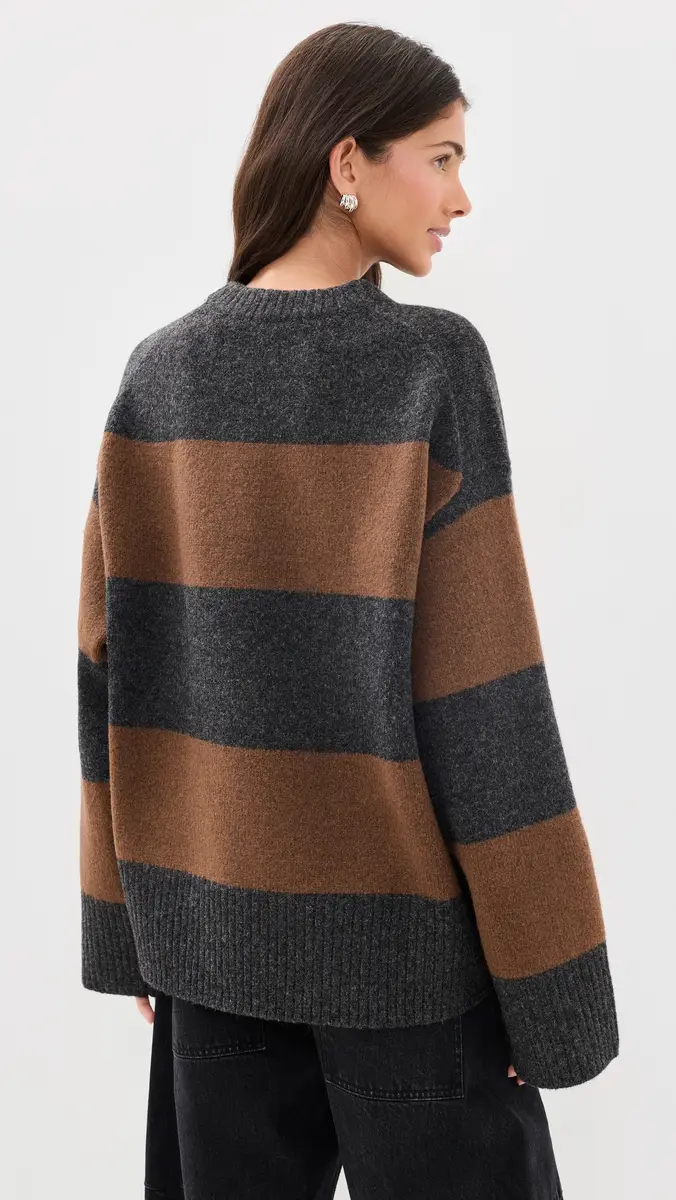 GOOD AMERICAN The Oversized Crew Sweater | Thumbnail 3