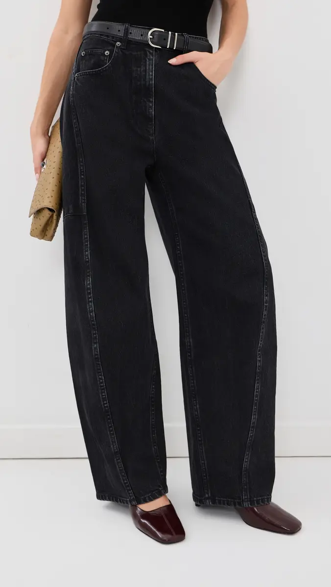Tibi Sid Barrel Jeans | Thumbnail 2 Tibi Sid Barrel Jeans | Thumbnail 2