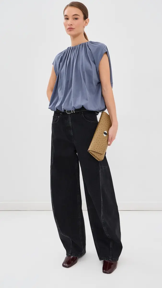 Tibi Sid Barrel Jeans | Thumbnail 5 Tibi Sid Barrel Jeans | Thumbnail 5