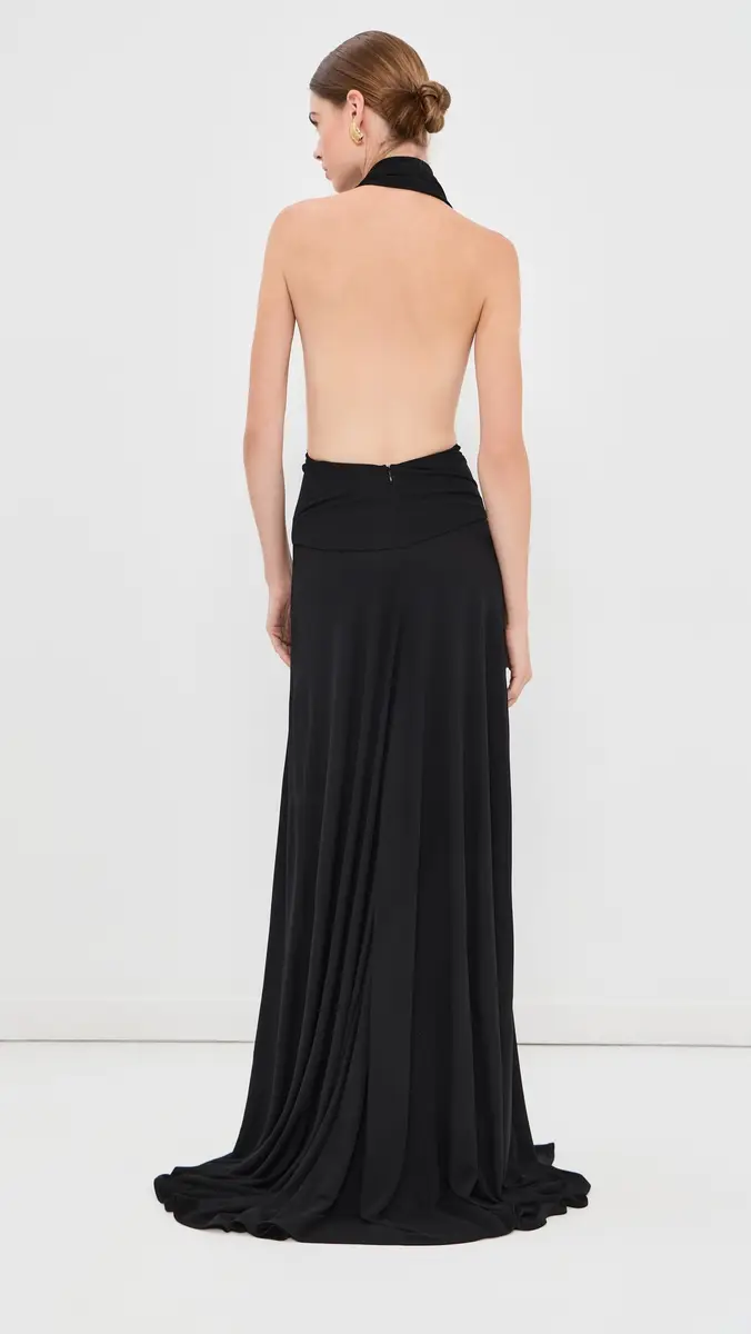 Casablanca Draped Jersey Dress | Thumbnail 4 Casablanca Draped Jersey Dress | Thumbnail 4