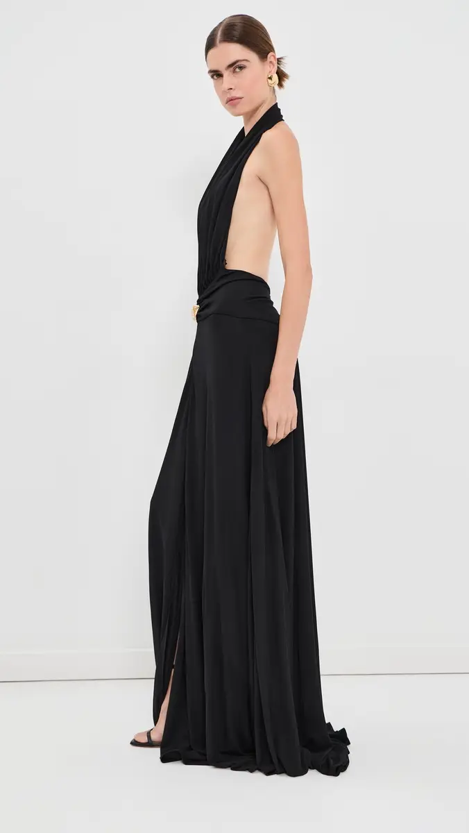 Casablanca Draped Jersey Dress | Thumbnail 5 Casablanca Draped Jersey Dress | Thumbnail 5