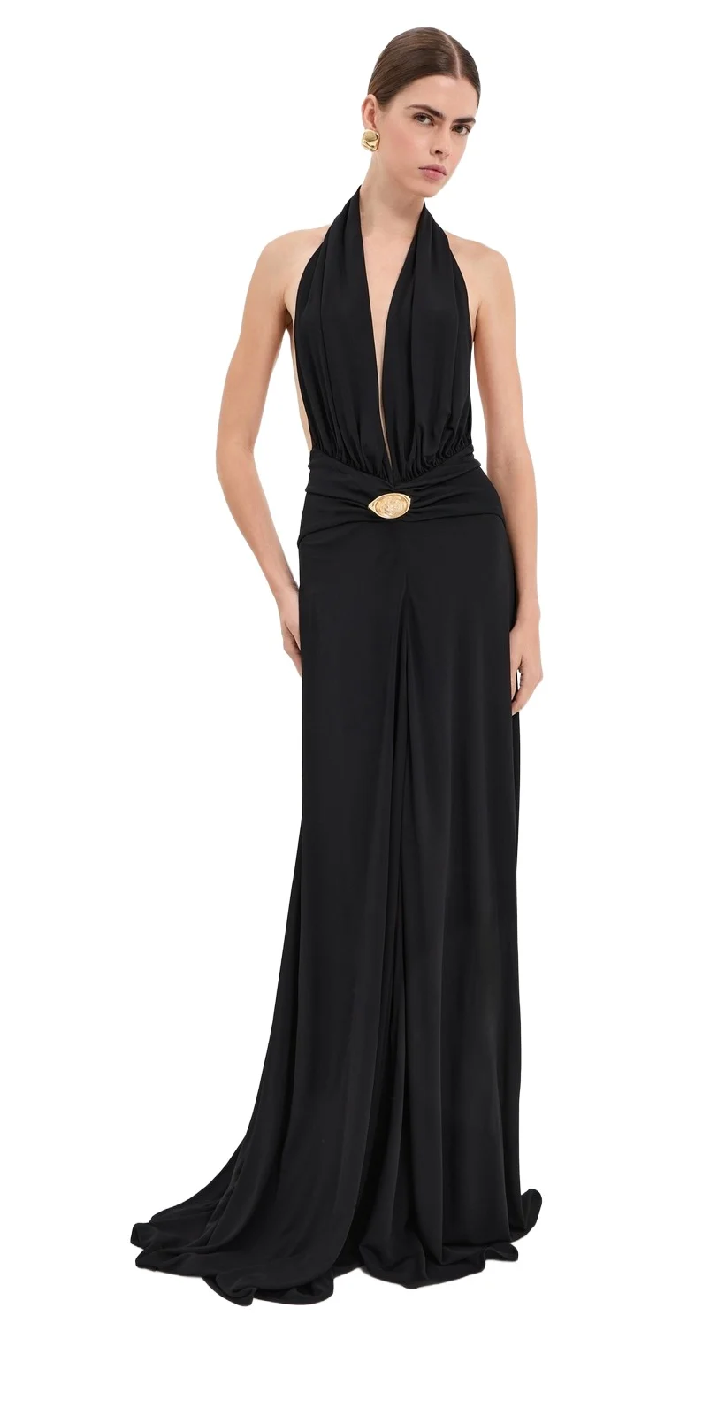 Casablanca Draped Jersey Dress