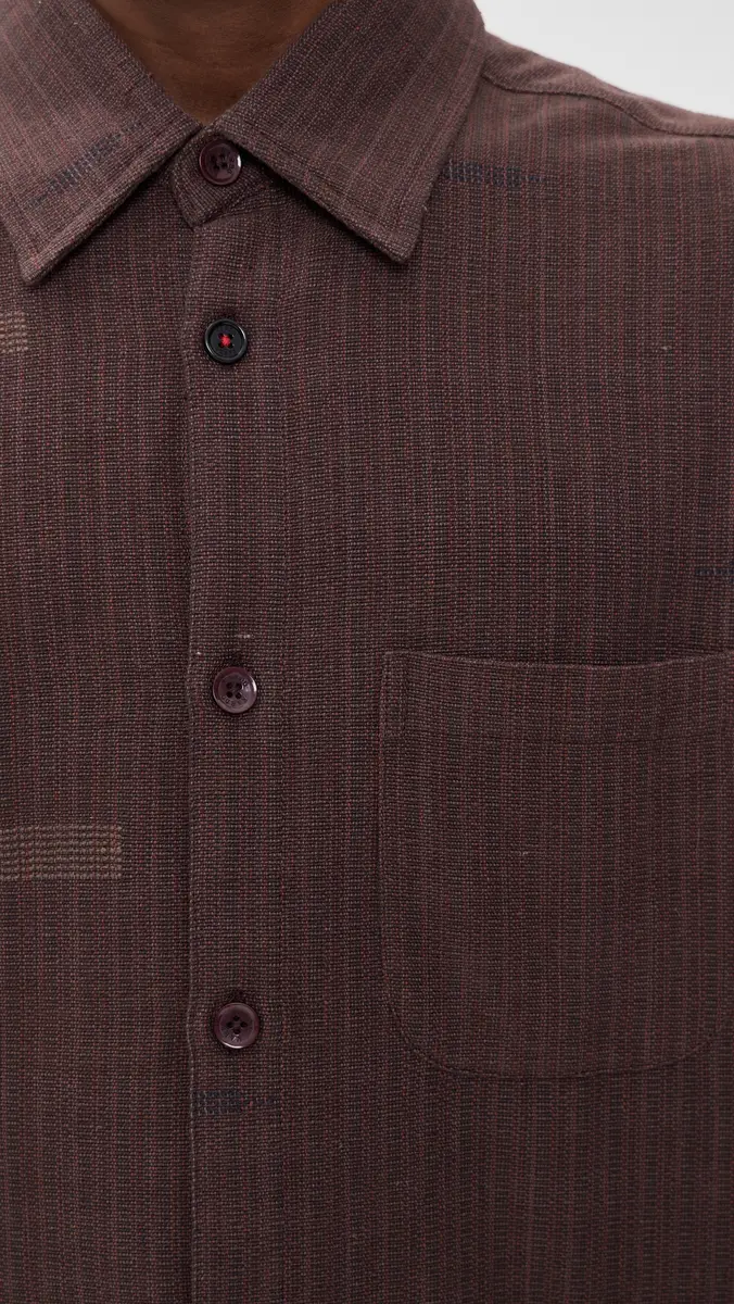 Kardo Luis Handloomed Button Down Shirt | Thumbnail 6 Kardo Luis Handloomed Button Down Shirt | Thumbnail 6