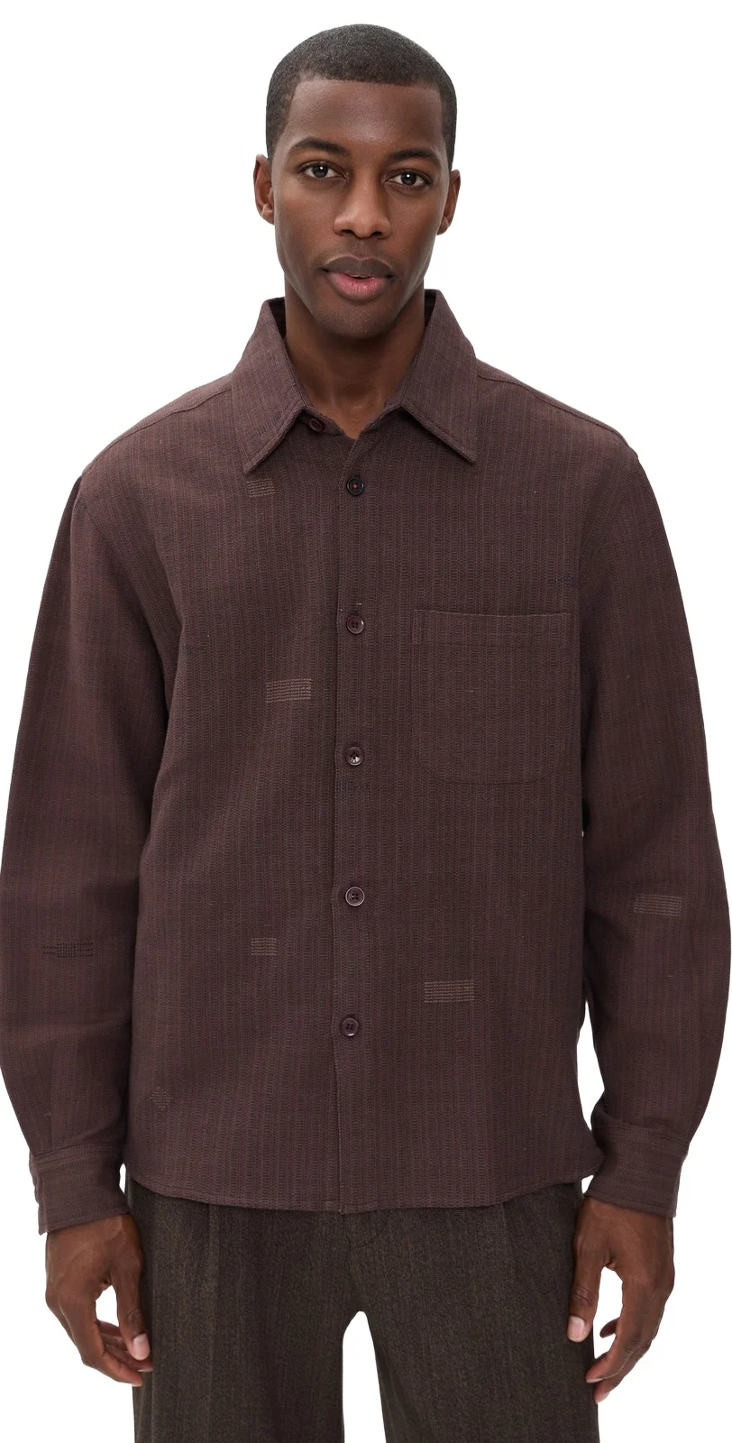 Luis Handloomed Button Down Shirt Luis Handloomed Button Down Shirt