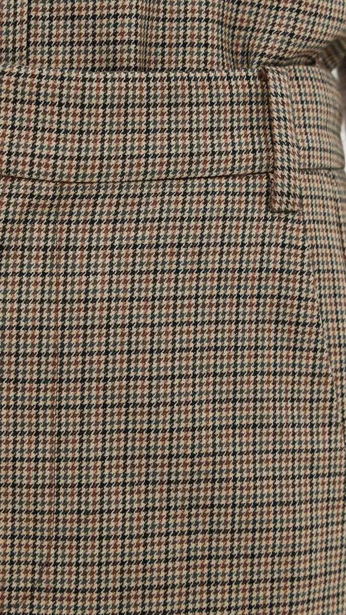 Tibi Thomas Menswear Check Midi Trouser Skirt | Thumbnail 6 Tibi Thomas Menswear Check Midi Trouser Skirt | Thumbnail 6