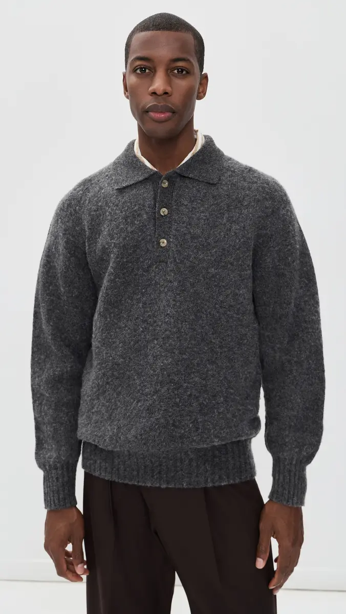 Howlin' Howlin' Ghost Pressure Polo Sweater | Thumbnail 3 Howlin' Howlin' Ghost Pressure Polo Sweater | Thumbnail 3
