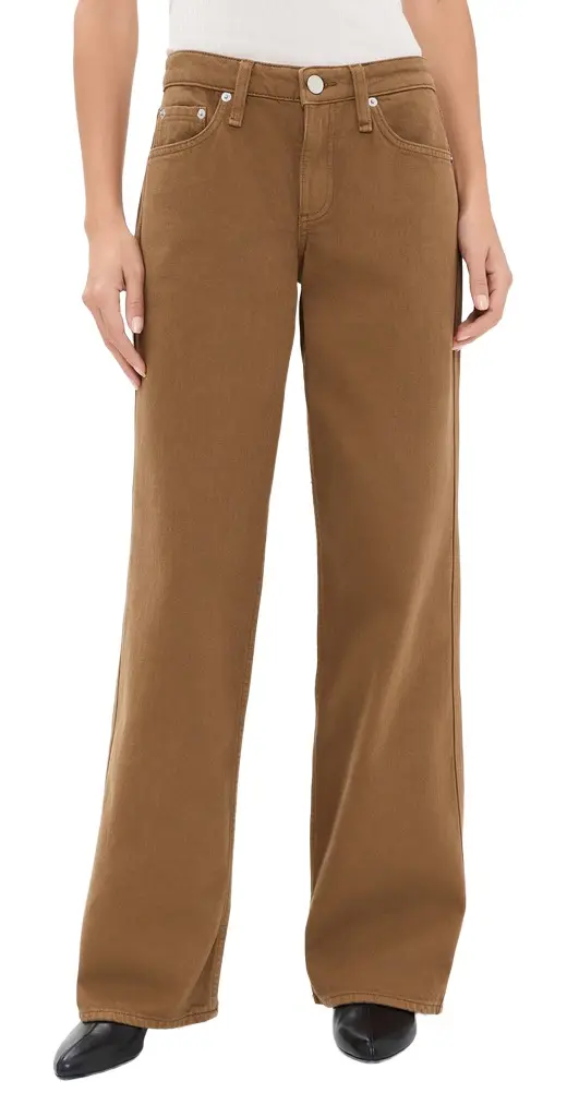 rag & bone Cam Full Straight Jeans