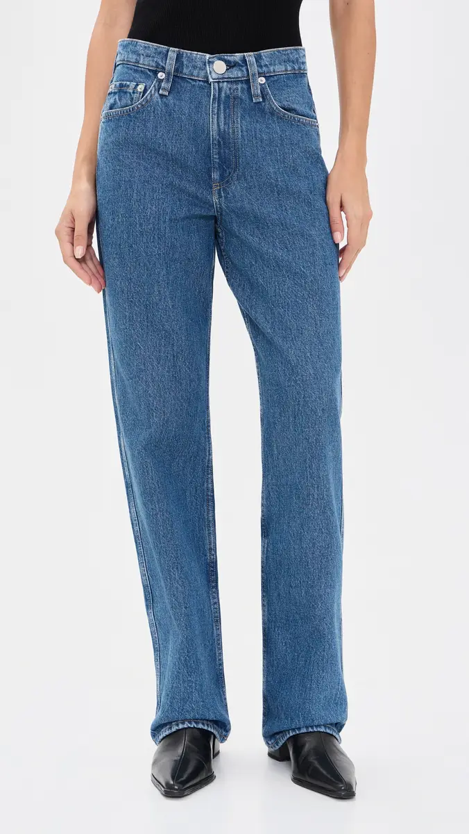 rag & bone Shea Full Straight Jeans | Thumbnail 2 rag & bone Shea Full Straight Jeans | Thumbnail 2