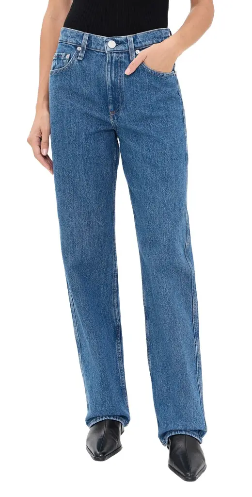 rag & bone Shea Full Straight Jeans
