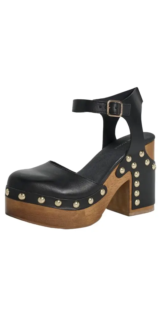 Free People Cecelia Studded Clogs