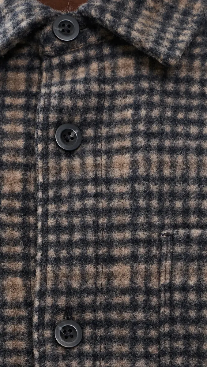 Vince Plaid Sherpa Lined Shirt Jacket | Thumbnail 6