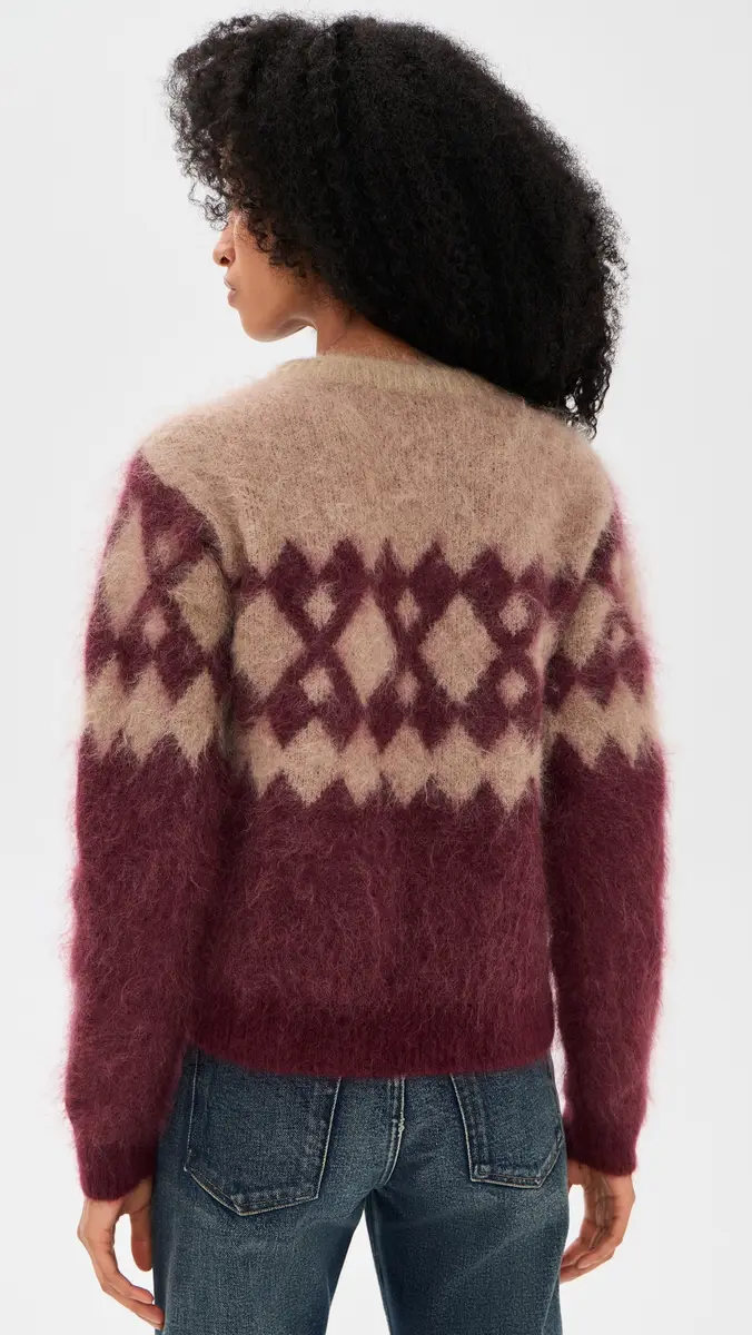 The Garment Roma Argyle Mohair Sweater | Thumbnail 3 The Garment Roma Argyle Mohair Sweater | Thumbnail 3