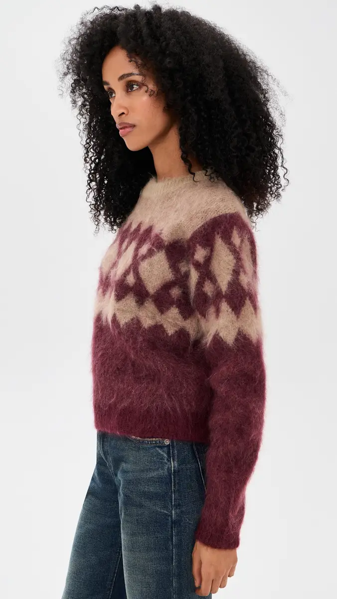 The Garment Roma Argyle Mohair Sweater | Thumbnail 4 The Garment Roma Argyle Mohair Sweater | Thumbnail 4