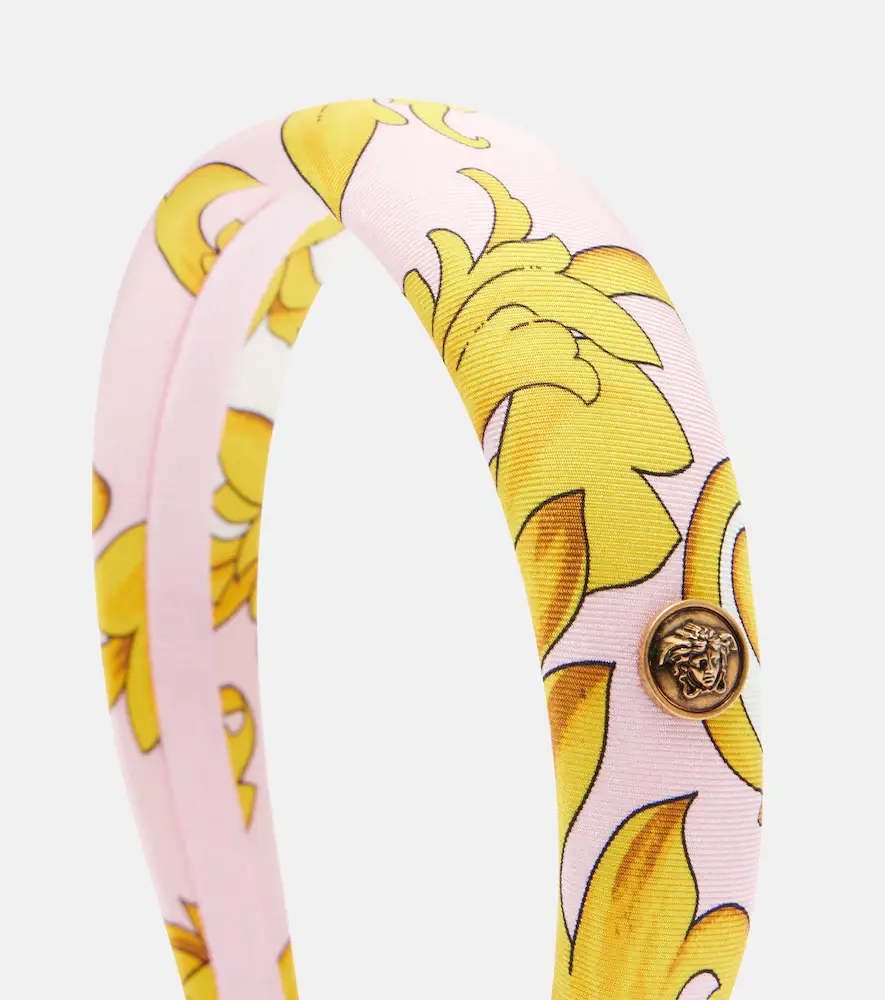 Versace Printed silk headband | Thumbnail 2