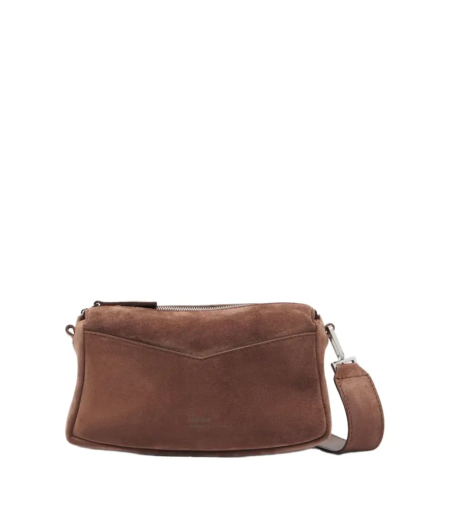 Max Mara Micro suede shoulder bag