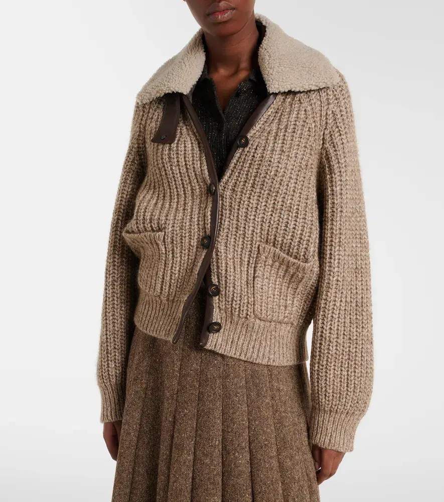 Brunello Cucinelli Cashmere, mohair, and wool-blend jacket | Thumbnail 2 Brunello Cucinelli Cashmere, mohair, and wool-blend jacket | Thumbnail 2