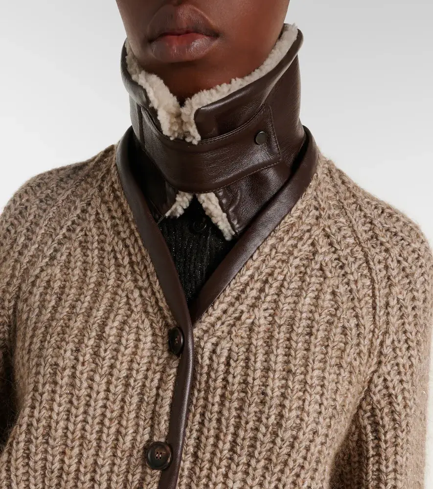 Brunello Cucinelli Cashmere, mohair, and wool-blend jacket | Thumbnail 4 Brunello Cucinelli Cashmere, mohair, and wool-blend jacket | Thumbnail 4